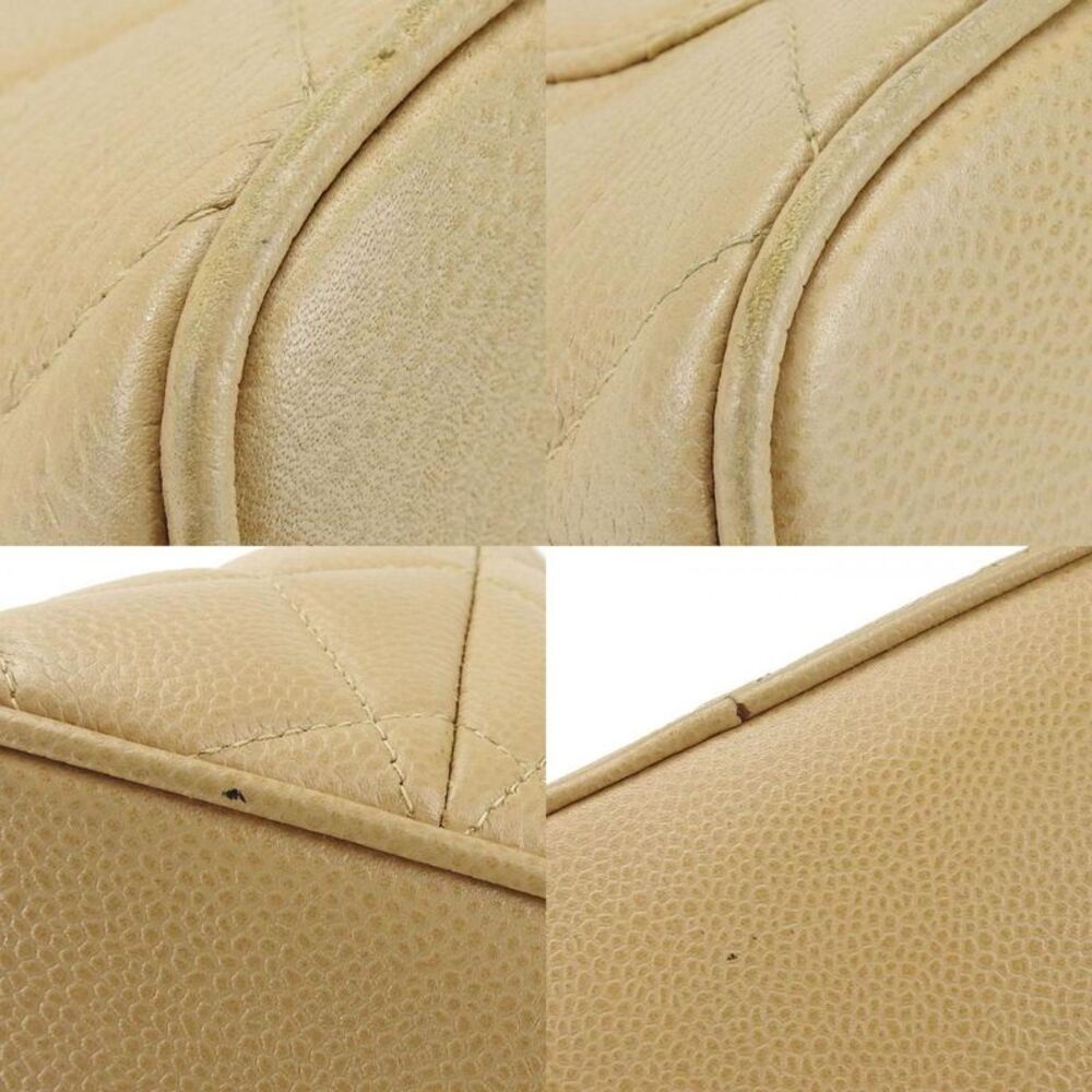 Chanel Beige Leather Tote Bag (Pre-Owned) - Picture 6 of 11